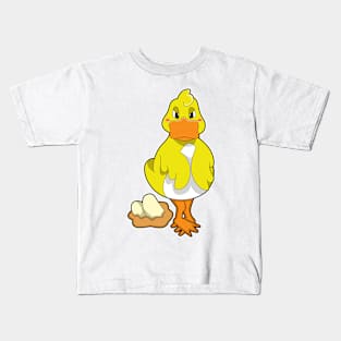 Duck with Eggs Kids T-Shirt